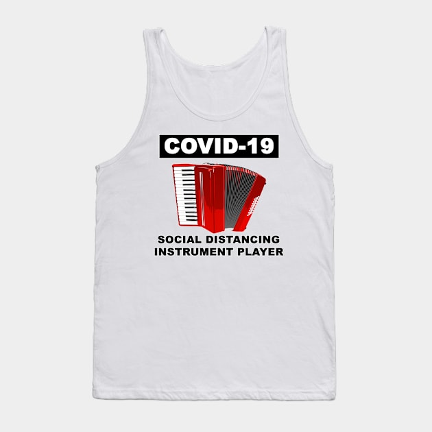 Distancing instrument accordion Tank Top by MasterChefFR